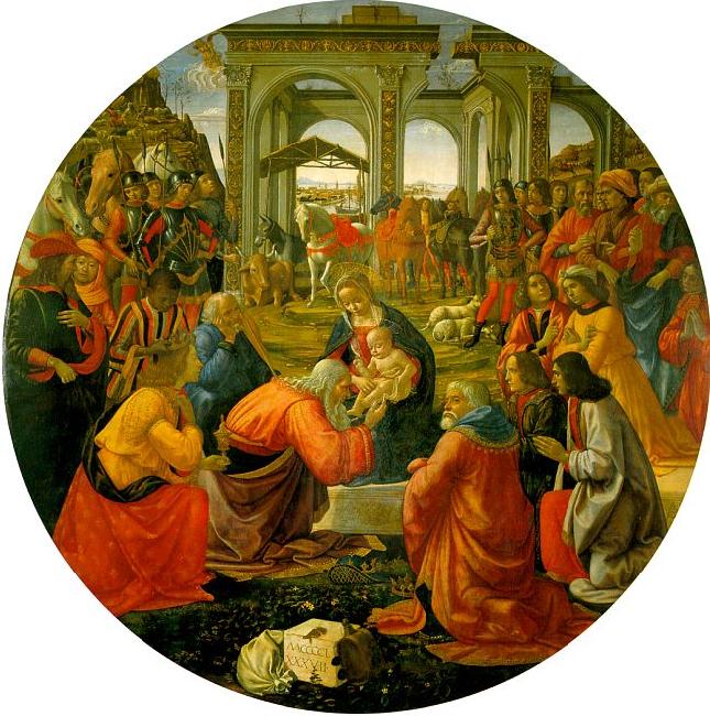 Domenico Ghirlandaio The Adoration of the Magi  aa